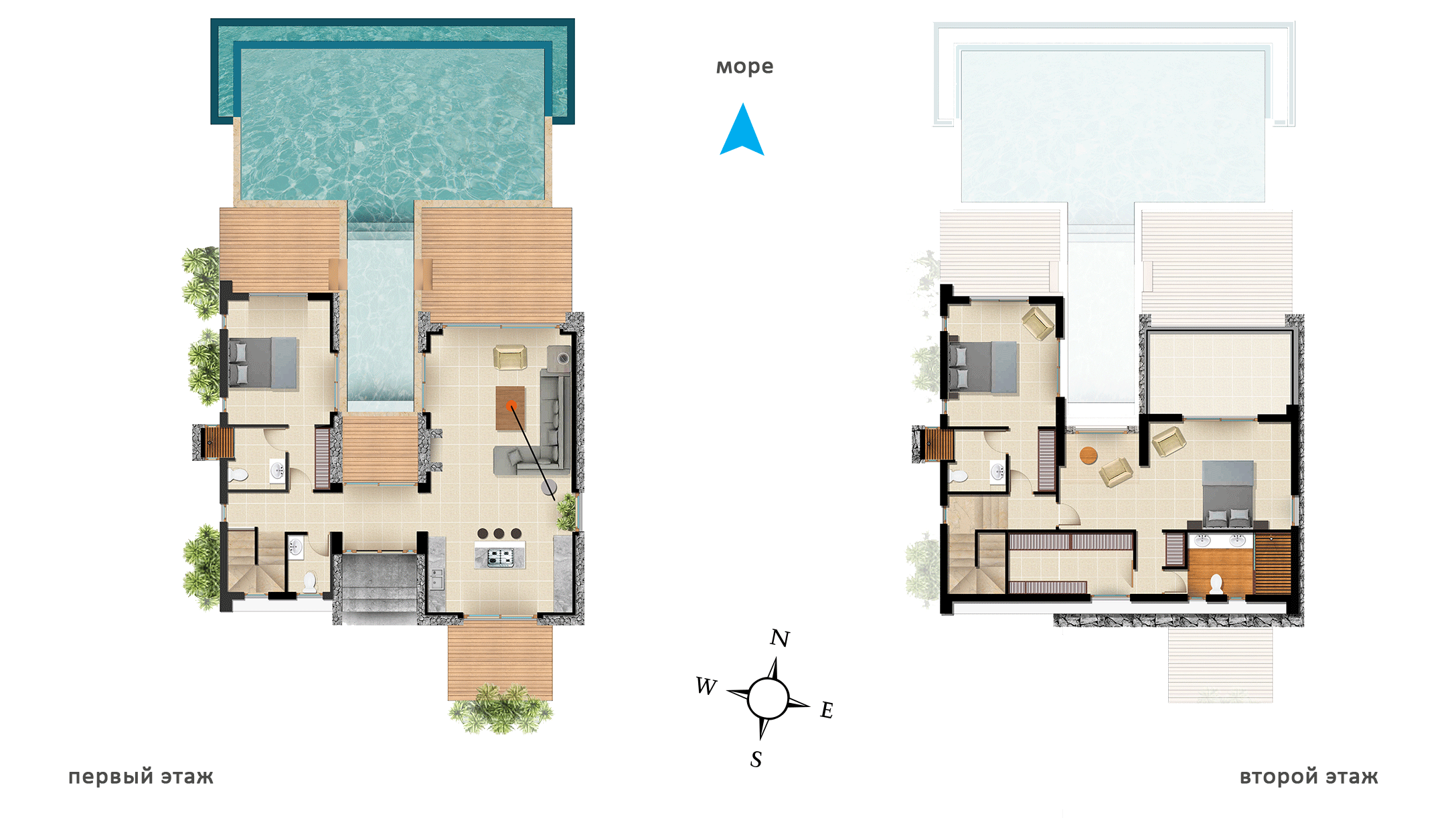 Afbeeldingsresultaat voor floorplan indonesian villa House plans with photos, Re